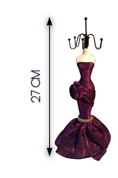 Yenigeldi 27 см лилав моден стенд за бижута - държач за бижута, държач за оби...