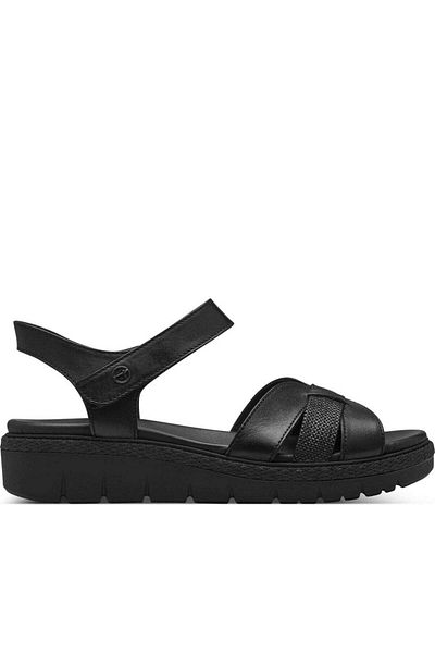 Tamaris Black Sandals Womens Shoes