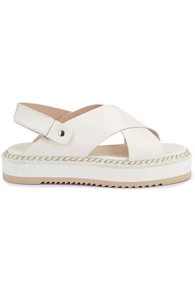 AGL White Sandals Womens Shoes