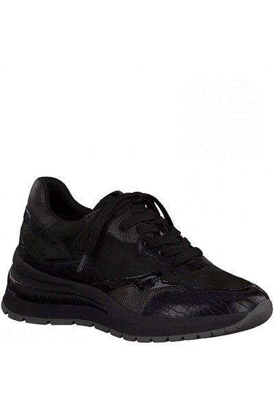 Tamaris Black Trainers Womens Shoes