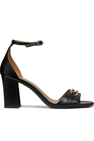 Geox Black Sandals Womens Shoes