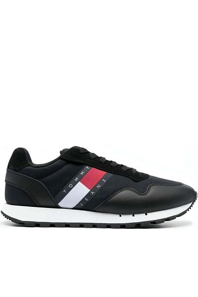 Tommy Jeans Pantofi negri pentru bărbați