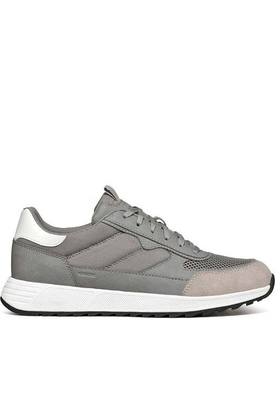 Geox Grey Trainers Mens Shoes