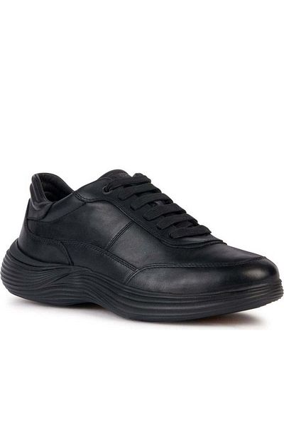 Geox Black Trainers Mens Shoes