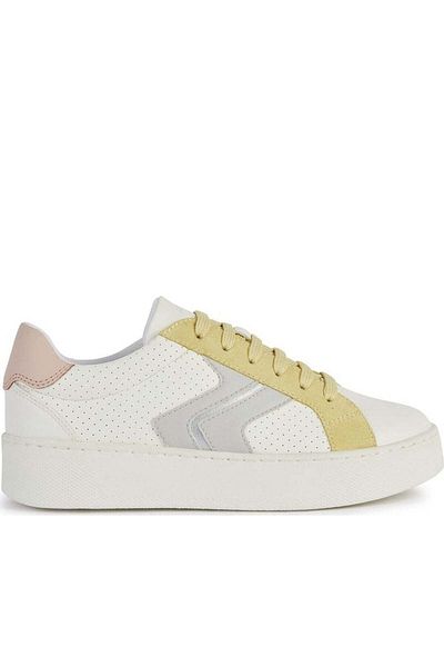Geox Pantofi albi pentru femei