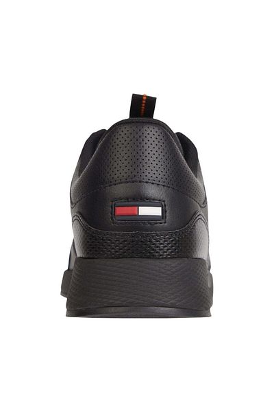 Tommy Jeans Black Trainers Mens Shoes