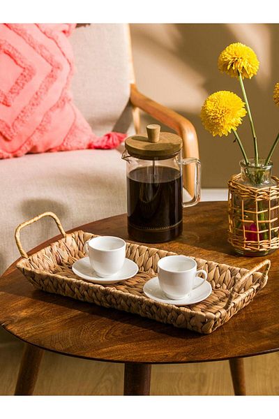 LC Waikiki Lcw Home Wicker Tray 42 cm