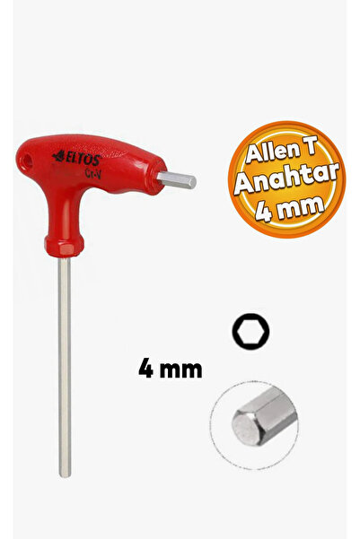 Eltos T Tipi Allen Anahtar 4 mm