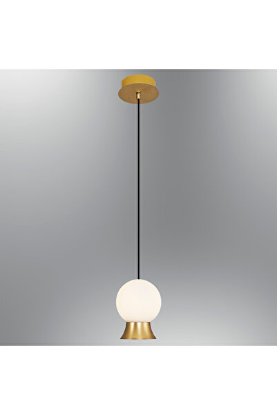 Özcan Aydınlatma 4124Y-1A Glason Tekli Sarkıt Eskitme
