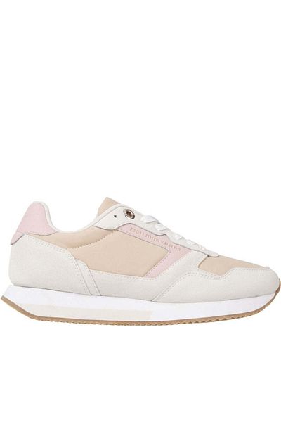 Tommy Hilfiger Pink Trainers Womens Shoes