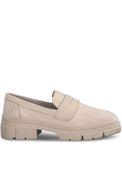 Tamaris Beige Flats Womens Shoes