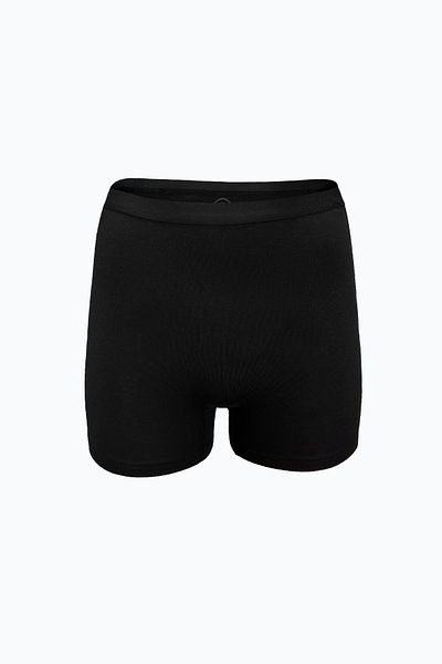 Malabadi Γυναικείο μπόξερ μαύρο χωρίς ίχνη Modal High Waist 108