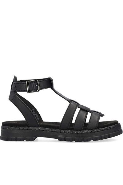 Rieker Black Sandals Womens Shoes
