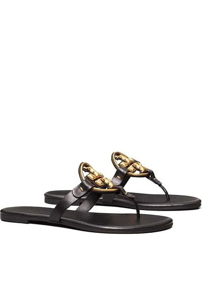 Tory Burch Black Sandals Womens Shoes