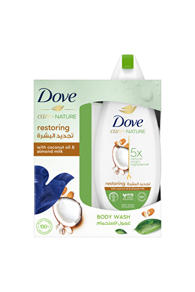Dove Body Wash 250ml Coconut Oil Almond Loof --- دوف غسول الجسم 250مل حليب جو...