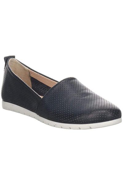 SALAMANDER Blue Flats Womens Shoes