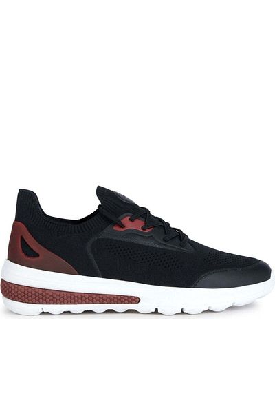 Geox Black Trainers Mens Shoes