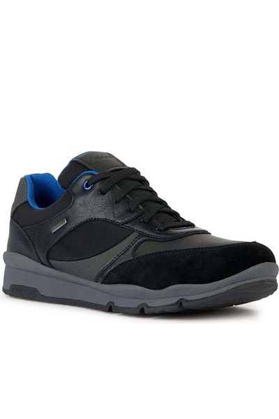 Geox Black Trainers Mens Shoes