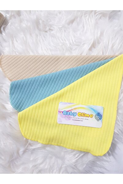 Baby Clime مناديل فم الطفل 7 عبوات 22x22 سم 100% قطن ناعمة مثل جلد طفلك!