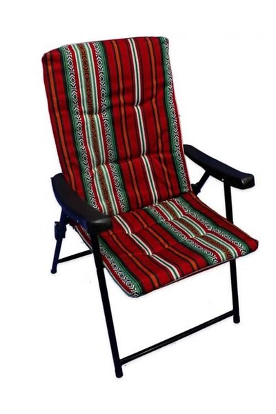 Cady One High-quality, Padded, Lightweight Folding Chair With High Back For Camping And Trekking