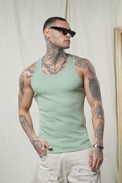 Butik Trend We Camisole Fabric Slim Fit Fit Men's Undershirt