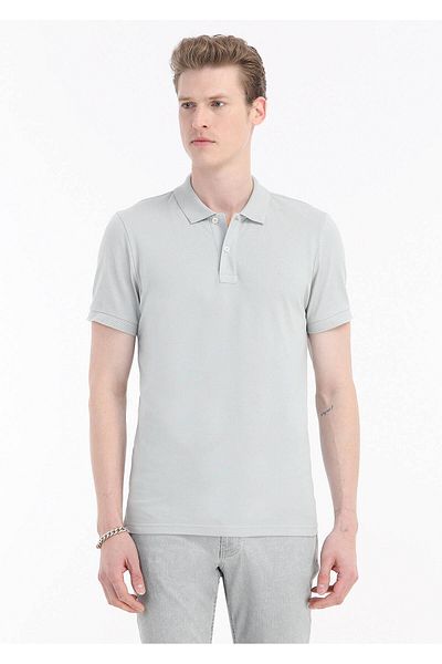 Ramsey Printed Polo Neck 100% Cotton T-shirt