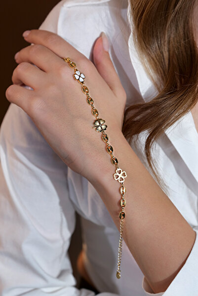 Satürn Silver Kuyumculuk سوار نسائي من الفولاذ البرسيم 316L مقاوم للتشويه من ...