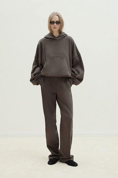Suud Collection Brown Homie Elastic Tracksuit