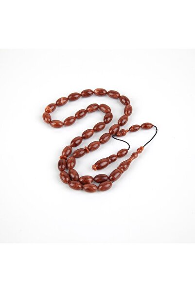 LapisDo كاديم كاتالين - مسبحة قطع الشعير القديمة على شكل قصب مقاس 7 × 11 ملم