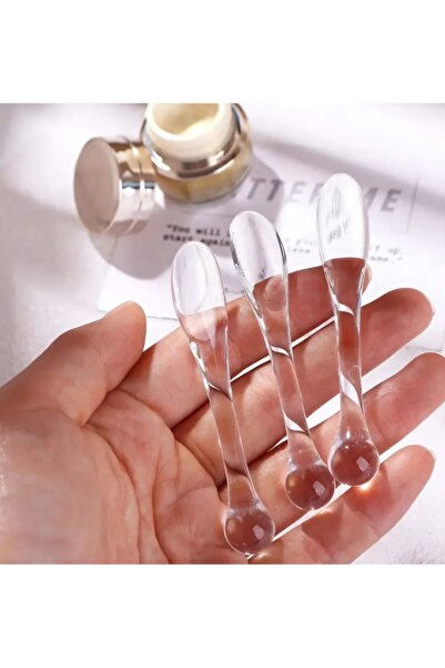 Genel Markalar 3 Adet Şık Spatula Yüz Kremi ve Maskesi Karıştırma Kaşığı Göz ...