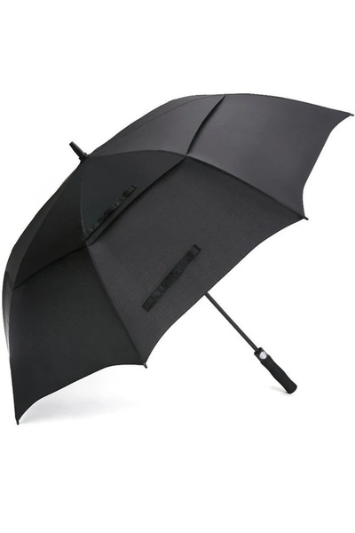 AY-EGE Erkek Şemsiye Siyah Büyük Boy