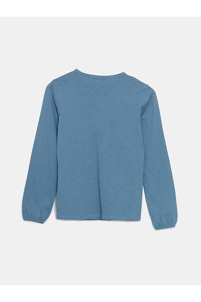 LC Waikiki Γυναικεία μπλούζα με κέντημα LCW Grace Crew Neck