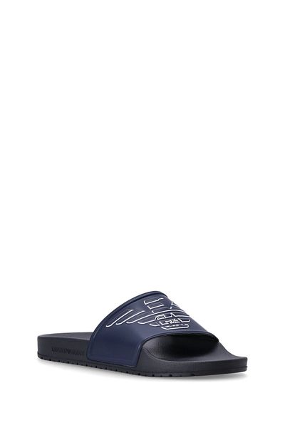 Emporio Armani Pantofi de plajă Emporio Armani albastru