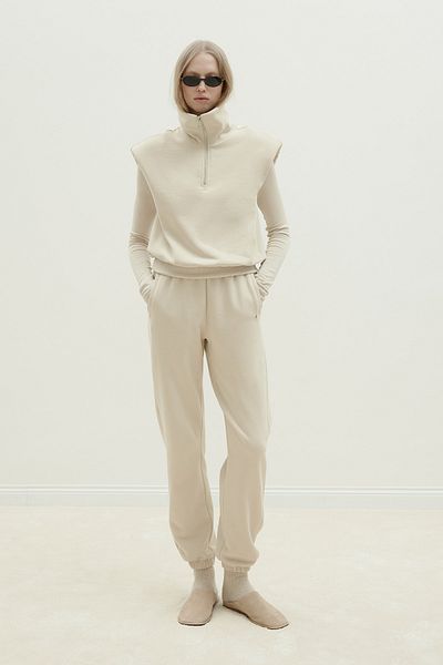 Suud Collection Beige Cossie Jogger Tracksuit