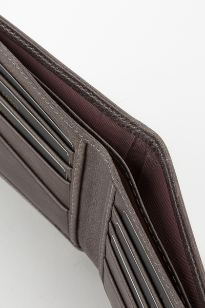 Fossil Kutulu Hakiki Deri Ekstra Kartlıklı Yatay Gri Crazy Erkek El Portföyü Cüzdan