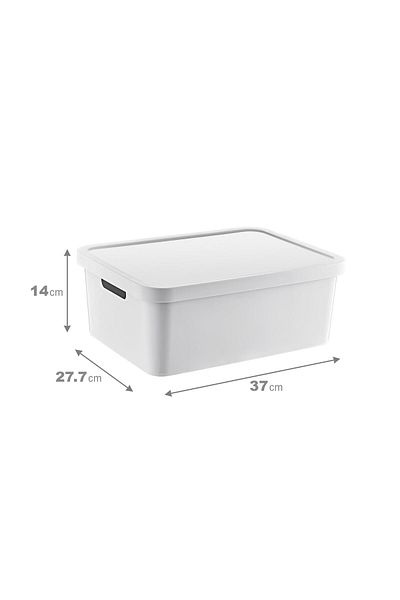 Smartware Stafi Multi-Purpose Box with Lid 12 Lt