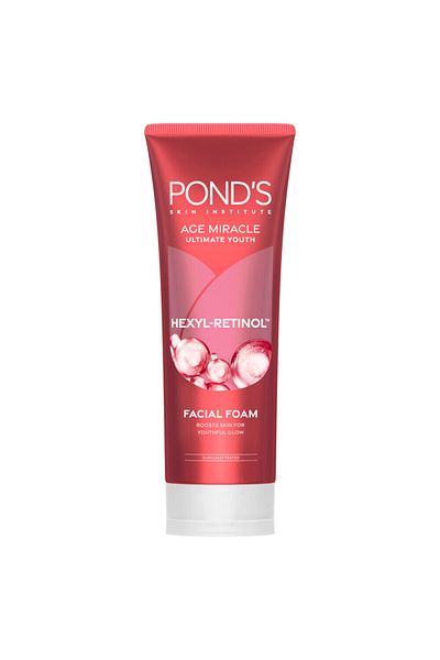 Ponds POND'S Age Miracle Ultimate Youth Facial Foam, with Hexyl Retinol, 100g