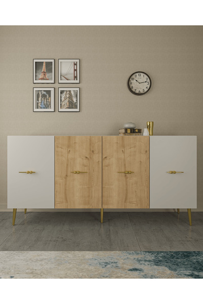 cantek dizayn LOOPCT (KB150) KONSOL BEYAZ-SAFİRMEŞE