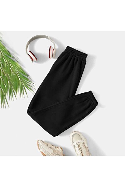 THE WHITE Unisex Μαύρο χειμερινό λαστιχένιο παντελόνι