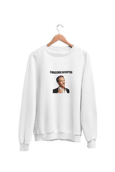 qoeuyl boutique Barney Stinson Printed - Πώς γνώρισα τη μητέρα σου Unisex φούτερ με λαιμόκοψη