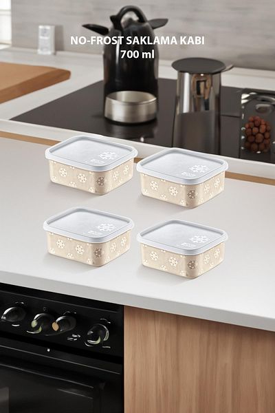 Smartware Latte 700 ml - Set of 4 No Frost Storage Container