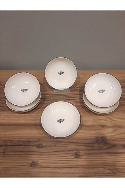 Keramika Keramica 13 cm Bowl/Boiler/Boiler 6 Pieces with Heart / Lover's Day / Love