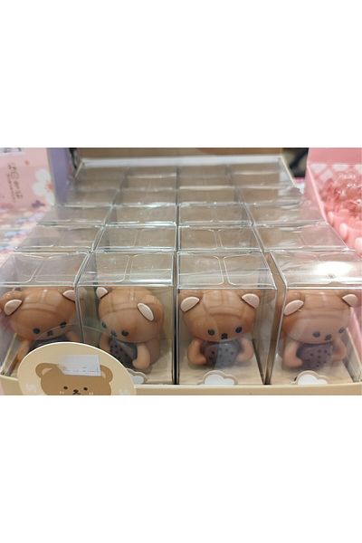 bundle island Teddy Bear Model Pencil Sharpener (2 Pcs)