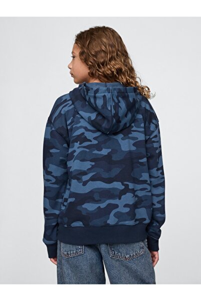 GAP Erkek ÇocukGap Logo Relaxed Fermuarlı Sweatshirt