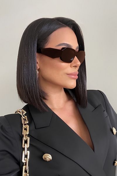 Della Pianto Unisex Brown Sunglasses - Stylish and Comfortable Design