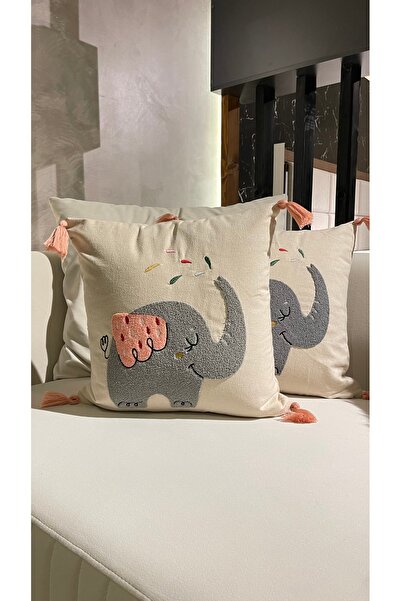 Ersperto Seria Camere Copii Husă de pernă brodata cu model Punch Punch 1 bucată 43x43cm