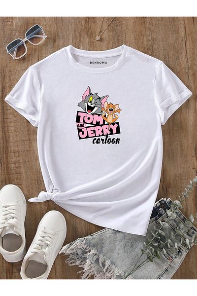 BENROMA 1 μπλουζάκι δώρο για αγορές 6 και άνω στο καλάθι - Παιδικό μπλουζάκι με στάμπα χαρακτήρων κινουμένων σχεδίων