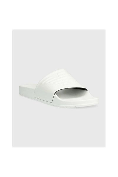 Emporio Armani Λευκές σαγιονάρες Emporio Armani
