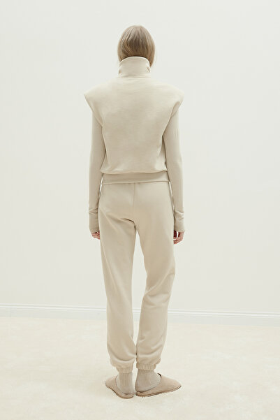 Suud Collection Beige Cossie Jogger Tracksuit