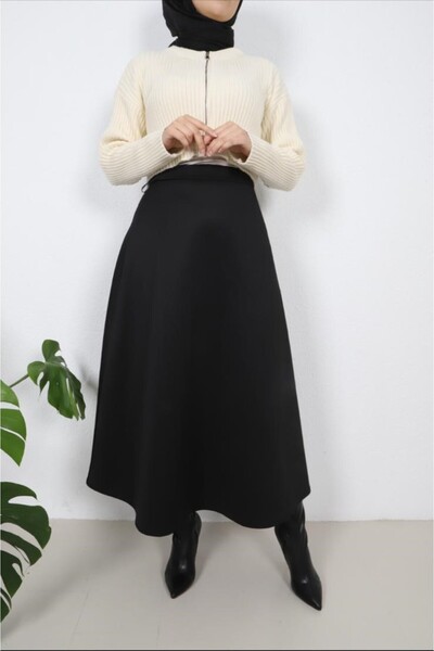 CLB COLLECTION Fusta scuba evazată pentru femei